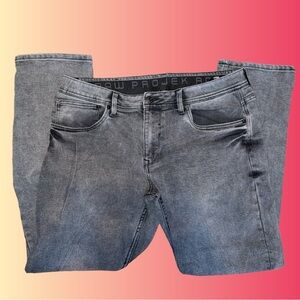 Project Rock Men's Slim Fit Gray Jeans